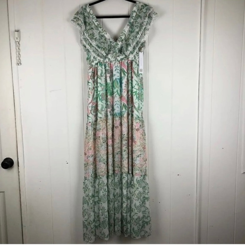 House of Harlow 1960 boho maxi dress size med